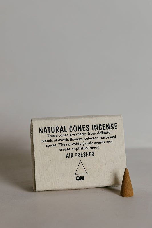 Natural Cones Incense - Om